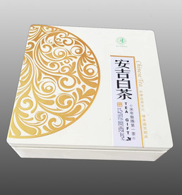 方形珍稀白茶CDR矢展开平面图