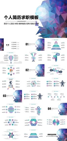 个人求职竞聘述职报告简历PPT