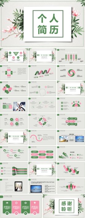 个人求职竞聘述职报告简历PPT