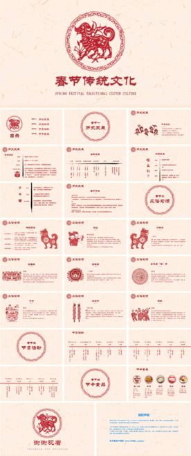 中国风春节传统文化介绍PPT