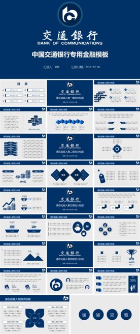 交通银行专用金融PPT