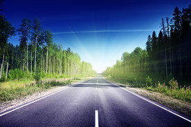 柏油路