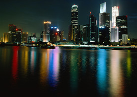 建筑摄影图片  都市霓虹图片