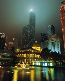 建筑摄影图片  都市霓虹图片