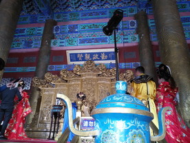 皇上 清朝 古建筑 瓷器 青花