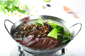 毛肚炖野山菌   野山菌炖土鸡