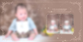 儿童 写真 摄影 模板 素材