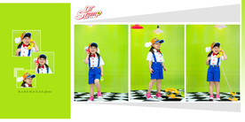 后期 儿童 摄影 模板 素材