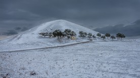 乡村雪景