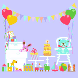 生日派对海报