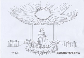 婚礼手绘