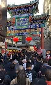 春节北京王府井小吃一条街