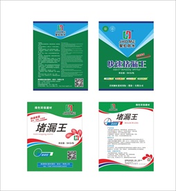 堵漏王包装袋展开图