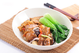 香菇鸡肉饭