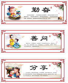 中小学校围墙板报