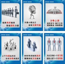 公司工厂企业标语挂图