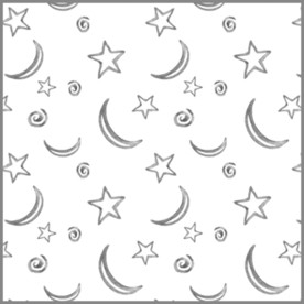 彩绘星星月亮背景