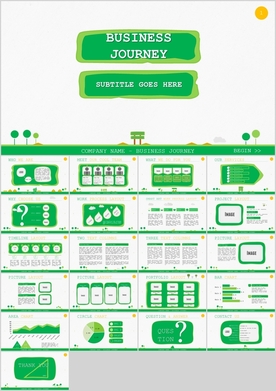 绿色PPT   简约PPT