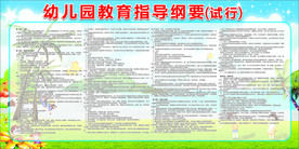 幼儿园教育指导纲要