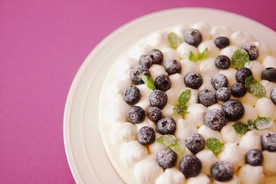 蓝莓柠檬奶油塔