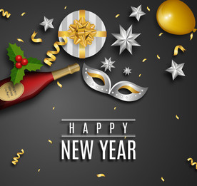 精美节日派对贺卡