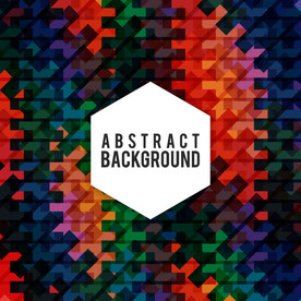抽象彩色方格背景矢量素材