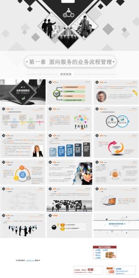 矩形艺术创意排版业务流程管理商