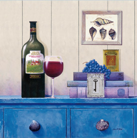 欧式装饰画地中海风格酒吧装饰画