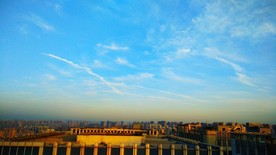 城市天空 蓝天