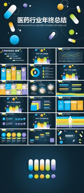 医药行业年终总结PPT