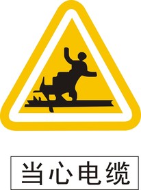 当心电缆标识标牌