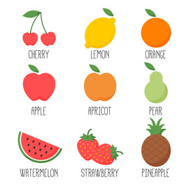 卡通水果