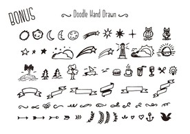 矢量手绘卡通图案