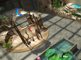 日照海洋公园四季花鸟园效果图