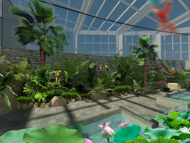 日照海洋公园四季花鸟园效果图