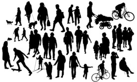 PS人物剪影景观设计