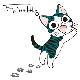 甜甜猫私房记起司猫矢量图2