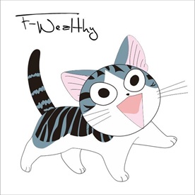 甜甜猫私房记起司猫矢量图3
