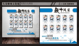 教师风采文化墙