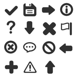 箭头标志图标ICO 格式