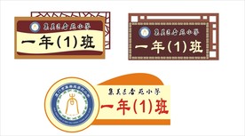 异形古典科室牌