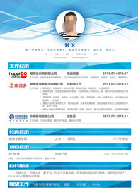 个人简历psd版本