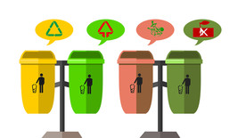 垃圾分类指示图