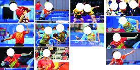 乒乓球馆人物海报