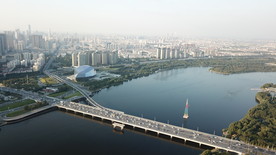 沈阳浑河城市风景