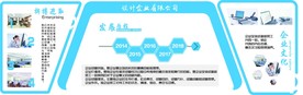 简洁企业立体文化墙