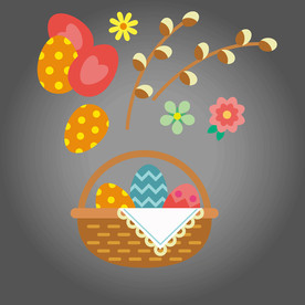 矢量可爱兔子图片