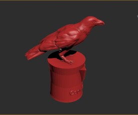 展望台上的鸟儿