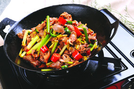 干锅鸡杂