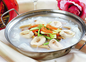 锅仔杂菌鲍鱼片
